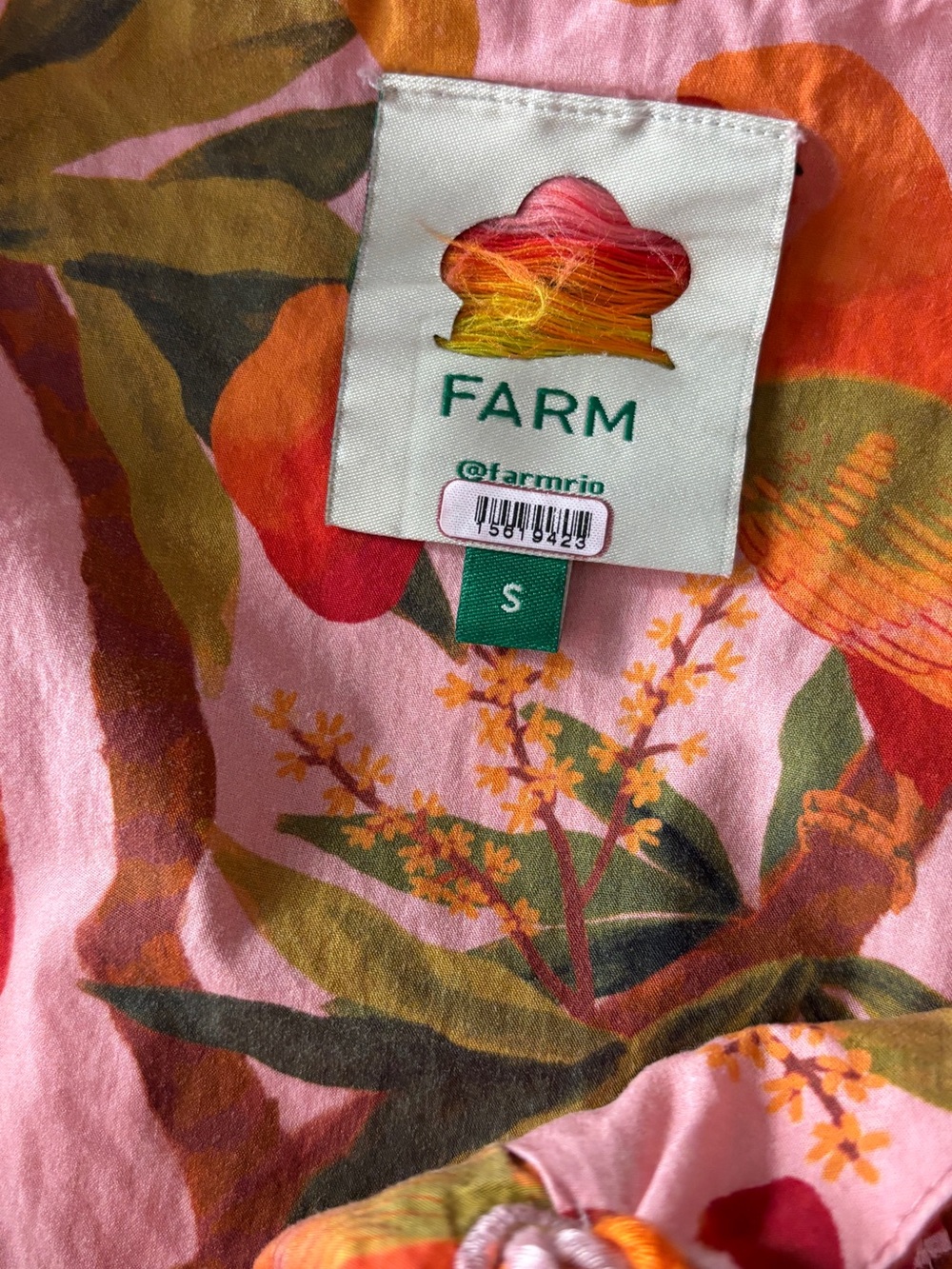 Farm Rio Mixed Warm Prints Maxi Dress - Picture 3 of 5